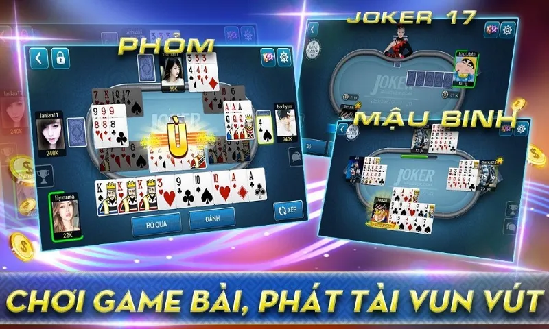 Game bài phỏm đổi thưởng online